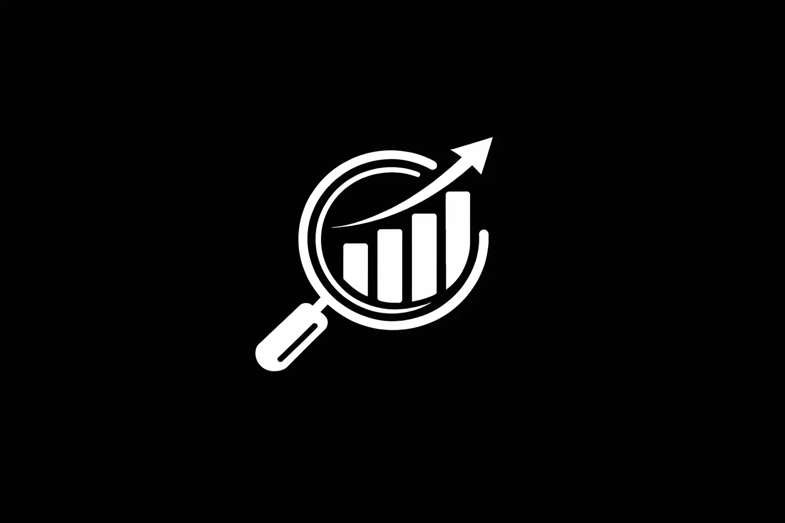 Best Digital Marketing Specialist In Alappuzha, Magnifying glass highlighting an upward bar chart with an arrow, symbolizing SEO growth and analytics.